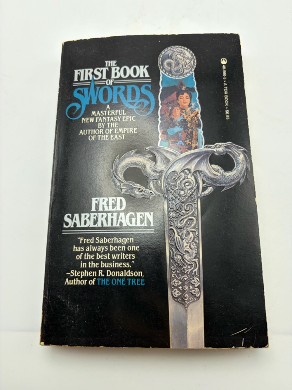 The First Book of Swords by Fred Saberhagen - Black & Silver Cover